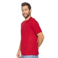 thumbnail image 2 of Expert Brand USA-Made Men's TriTec Activewear Crewneck T-shirt, Red, 2XL, 2 of 5