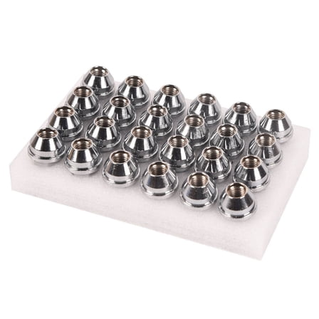 24PCS REPLACEMNT LUG NUTS 14X2 THREAD CHROME A0475A0045 by EGOESWELL