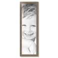 thumbnail image 2 of ArtToFrames 12" x 40" Aged White Gold Picture Frame, 12x40 inch Silver Wood Poster Frame (WOM-2036),  Pack, 2 of 7
