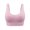 Pink, variant on Fesfesfes Women Sports Bras Seamless Yoga Tank Tops High Support Wirefree Bra Ladies Athletics Intimates Bras