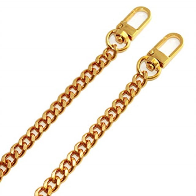 with Metal Buckles M-W 47 Iron Flat Chain Strap Handbag Chains Accessories Purse Straps Shoulder Cross Body Replacement Straps Gold