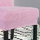 thumbnail image 3 of Funda para asiento de silla con respaldo bajo, funda para taburete de bar para banquete de boda Rosado, 3 of 8