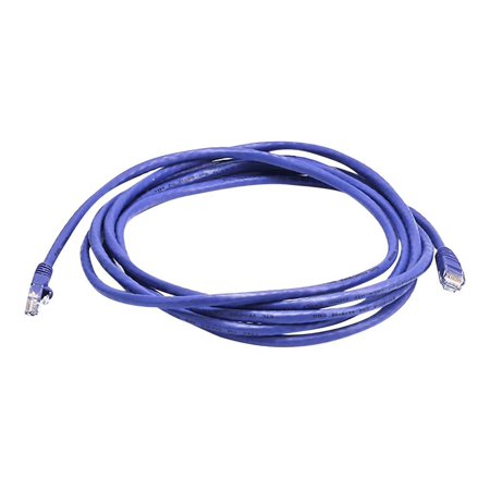 UPC: 0844660033899 | Monoprice – Patch cable – RJ-45 (M) to RJ-45 (M) – 10 ft – UTP / 50 micron – CAT 5e – booted  snagless  stranded – purple
