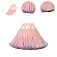 thumbnail image 6 of Kuntesetty Women Petticoat Skirt Comfortable Short Tutu Slips for Gown Fancy Dress Prom Pink, 6 of 9