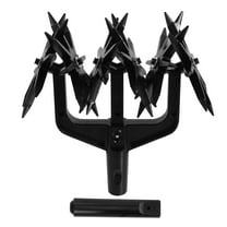 FRCOLOR 1 Set Garden Soil Cultivator Rotary Cultivator Tool With Spikes Garden Soil Scarifier Aerator Deep Plowing Lawn Tiller For Garden Cultivating