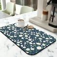 thumbnail image 2 of Washable Rubber Daisy Cute Floral Dish Drying Mats for Kitchen Counter Home Large Coffee Bar Pad Accessories and Decor for Utensils Stemware 19.5''x12'', 2 of 7