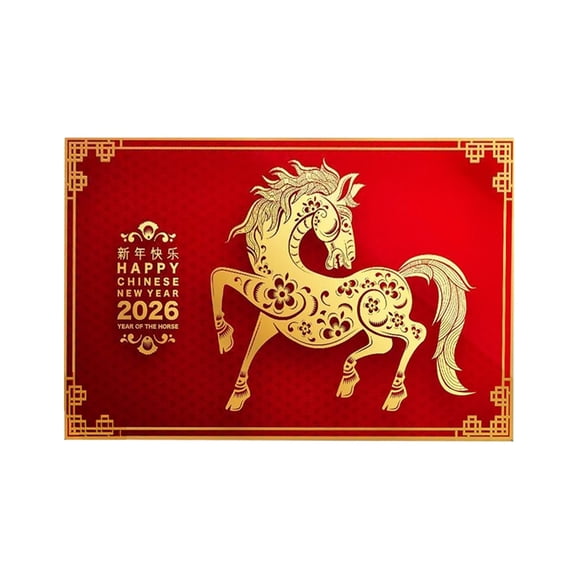 TIELUTT 2026 Year Door Mat Horse Year Velvet Entrance Rug Non Welcome Mat Blankets and Throws for Women Shaggy Carpet Large Blankets Soft Shaggy Rug for Living Room Caramel Throw Blanket