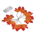 thumbnail image 2 of Cadena de luces LED con forma de hoja de arce que funciona con pilas, cadena de luces con forma de hoja de arce, guirnalda de luces LED de otoño, cadena de l, 2 of 14
