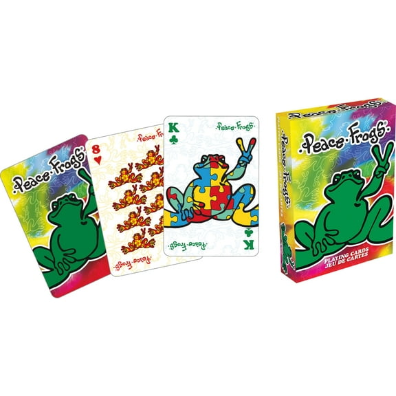 Peace Frogs Playing Cards by alliance Entertainment