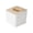White, variant on Deal Countdown! Tissue Cover Tissue Holder For Tissues And Disposable Face Towel Square Tissue Cover For Living Room Bathroom And Storage Containers Practical Home Decor