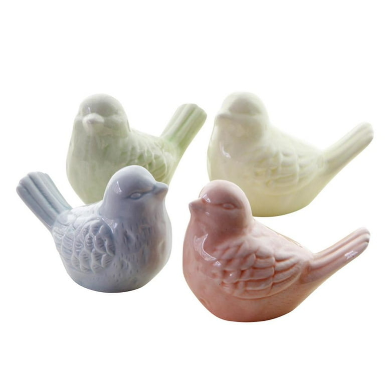 Ceramic Parakeet Bird on Flower Magnetic Salt & Pepper Shakers, Home D –  kevinsgiftshoppe