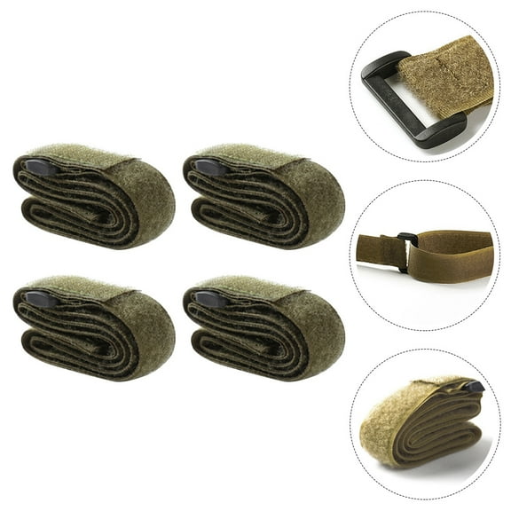 WHAMVOX  4 Pcs Ratchet Belt Wild Camping Equipment Strap Trip Tie Belts Car Seat Straps