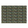 thumbnail image 1 of Animal Cutting Board, Cartoon Style Fauna of Savannah Giraffe Antelope Zebra Crocodile and Lion, Decorative Tempered Glass Cutting and Serving Board, Small Size, Multicolor, by Ambesonne, 1 of 1