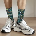 thumbnail image 6 of Disketp Christmas Dinosaur colorful Unisex Crew Socks Lightweight Breathable Ventilation Ankle Socks, Mid-calf socks for Daily, 6 of 6