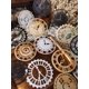 thumbnail image 5 of 15pcs Clock Pattern Material Paper, Creative Multi-purpose Decorative Craft Paper For Hand Account Decoration, 5 of 5