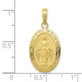 thumbnail image 2 of Finest Gold 10K Yellow Gold Miraculous Medal Pendant, 2 of 2