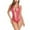 Rose Red, variant on Avidlove Lingerie for Women Lace Bodysuit Halter One Piece Lingerie Sleepwear White XXL