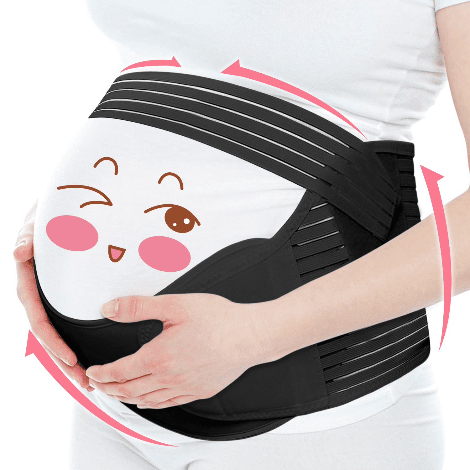 Maternity Belly Band, Pregnancy Support Belt, Breathable Belly Support
