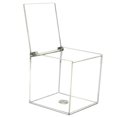 thumbnail image 4 of 6x Soporte de Acrílico para Café, Organizador de Escritorio Transparente, a Prueba de Polvo, con Tapa Abatible, Vitrina para Oficina, Barra de 6 piezas, 4 of 8