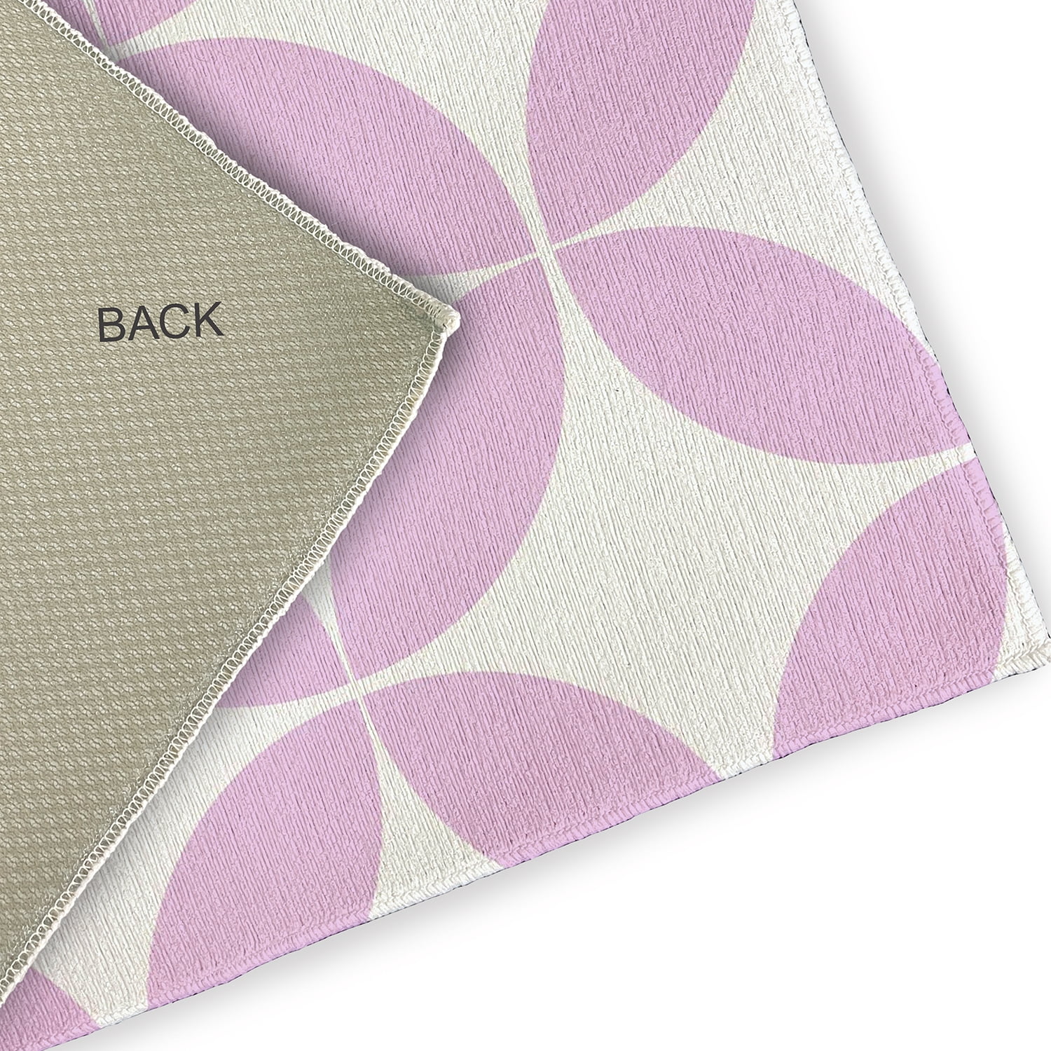 Simply Daisy 5' x 7' Lilac Eye Opener Spring Chenille Indoor/Outdoor Rug