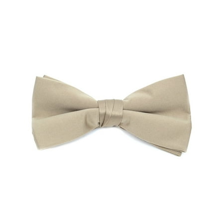 Young Boy's Pre-tied Adjustable Length Bow Tie - Formal Tuxedo Solid (Best Colors For Green Eyes)