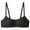 Black, variant on ,Women's Seamless Spaghetti Adjustable Strap Bras Smoothing Wireless Bra Comfort Sexy 3/4 Cup Bralette White XL