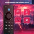 thumbnail image 4 of Replacement Voice Remote Control Compatible with Fire Smart TV Stick(2nd Gen/3rd Gen/Lite/4K Max/Cube), Stick 4K(1st/2nd Gen), TVs 3rd Gen, for Hisense/TCL TV, N0t -TVs, 4 of 4
