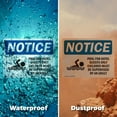 thumbnail image 5 of (2 Pack) DANGER Pool For Hotel Guests Only Children OSHA Notice Sign, 5 of 7