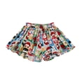 thumbnail image 6 of GYRATEDREAM Toddler Girls' Skorts Floral Tie Dye Pleated Skirt-Like Shorts Wide-Leg Flowy Skorts Kids Summer Clothes Kids Scooter Skirts for 90CM, 6 of 6