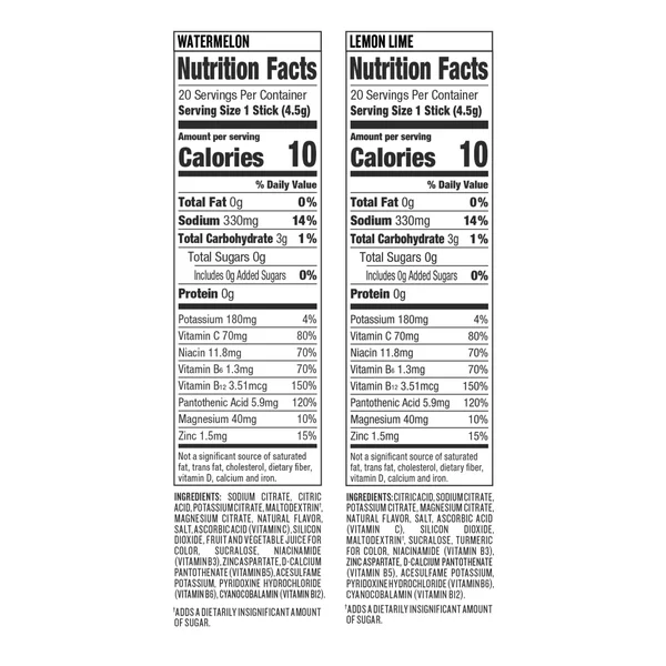 DripDrop Zero Sugar Electrolyte Drink Mix, 40 Servings