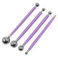 thumbnail image 2 of Stainless Steel Polymer Modeling Clay Sculpting Tools Dotting Pen for Cake Fondant Decoration, 2 of 2