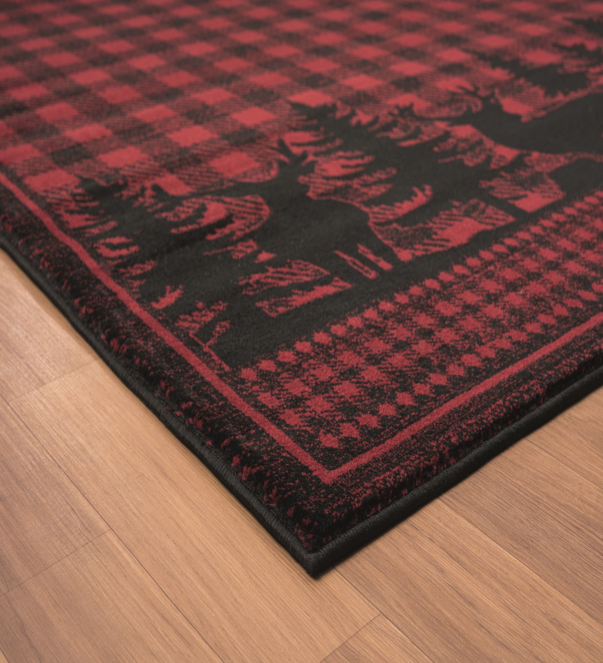 United Weavers Plateau Timber Lodge Nature Accent Rug, Red, 1'10" x 3'
