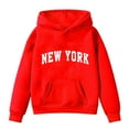 thumbnail image 4 of Kids Girls Hoodie Red Hoodies Casual Long Sleeve Hoodie Sweatershirt Pullover Winter Clothes 7-8 Years Girls Clothes Cute&nbsp;Boy Girl&nbsp;Clothing, 4 of 4
