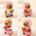 thumbnail image 3 of Peluche WAKSUN Capybara con 10 prendas y accesorios de 26 cm, 3 of 7