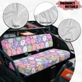 thumbnail image 6 of FKELYI Easter Egg Flower Print UTV Seat Covers Full Protection Anti-Dust Bench Seat Cover with Elastic Band Backrest Cover Waterproof Decor UTV Accessories, 6 of 7