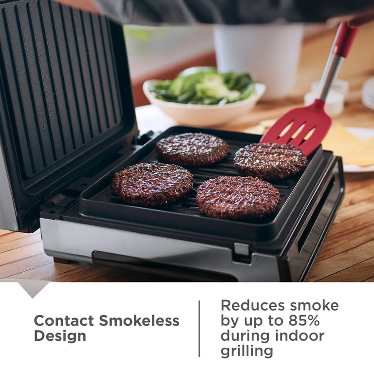 George Foreman 4–6 Serving Electric Indoor Grill, Contact