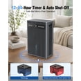 thumbnail image 5 of Homtronics 2 Pint Dehumidifiers for Home, 100oz Water Tank, Ultra Quiet, Auto Shut-off, Timer & 7-Color Light for Bedroom Bathroom Closet RV, Silver, 5 of 9