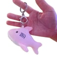 thumbnail image 2 of Soft Stuffed Shark Keychain, Cute and Lovely, Portable and Practical, Versatile Decoration, Fine Craftsmanship, Unique Gift Option, PP Cotton Material, 2 of 8