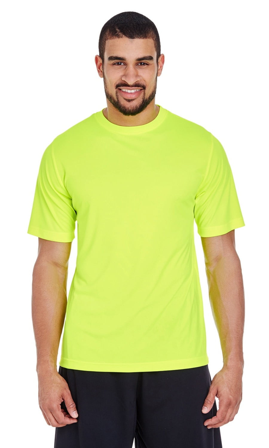 Team 365 TT11 Men's Zone Performance TShirt Safety Yellow Large