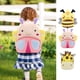 thumbnail image 1 of Mochila de infantil - Mochila infantil mona con tirantes acolchados, espacio de almacenamiento, diseño ligero, 26x24x10cm, 1 of 6