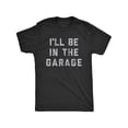 thumbnail image 2 of Camiseta para hombre "Estaré en el garaje", divertida camiseta gráfica de papá mecánico de coches, camiseta deportiva de ocio, 2 of 6
