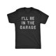 thumbnail image 2 of Camiseta para hombre "Estaré en el garaje", divertida camiseta gráfica de papá mecánico de coches, camiseta deportiva de ocio, 2 of 6