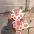 thumbnail image 4 of Amdohai Étui de Protection pour Écouteurs 3D Compatible avec Pro avec Mousqueton Mignon Chat Dessin Animé Écouteurs en Silicone, 4 of 7