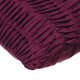 thumbnail image 2 of Funda de cojín de 30 x 30 cm (12 x 12 pulgadas) en color morado, de ante, hecha a mano, de color liso, moderna - Sangria Wine Wind Folds, 2 of 4