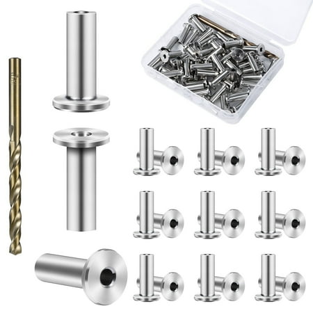 

60Pcs Cable Railing Hardware for 1/8 Inch Deck Wire Railing Tools
