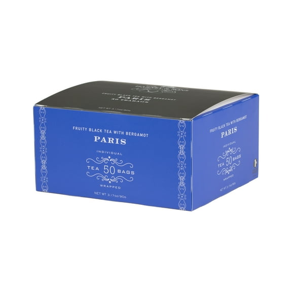 Harney & Sons, Paris, Fruity Black Tea with Bergamot, 3.17 oz, 50 Count