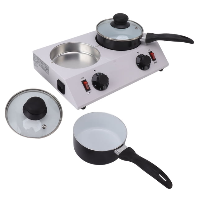 Marcina de Fusión de Chocolate Con 2 Tanques, Olla de Templado Eléctrica de Temperatura Constante para Hornear en la Cocina, 80W