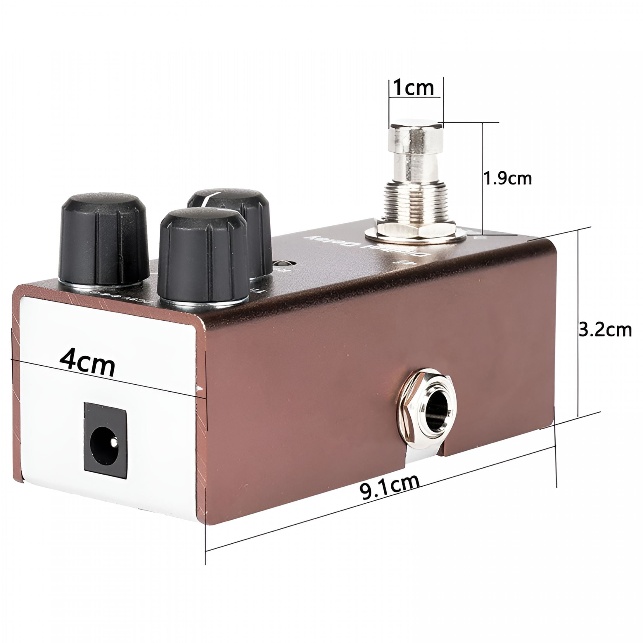 SEPTRIO Guitar Effects Pedal Metal Distortion Overload Reverb Chorus Multi Function Electric Instrument Accessory Adjustable Tone for Rock Hard Live Performance Recording Studio