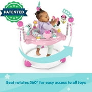 Disney Baby Minnie Mouse Forever Besties Infant Activity Center Jumper, Pink, Unisex, Infants Ages 6 Months to 1 Year