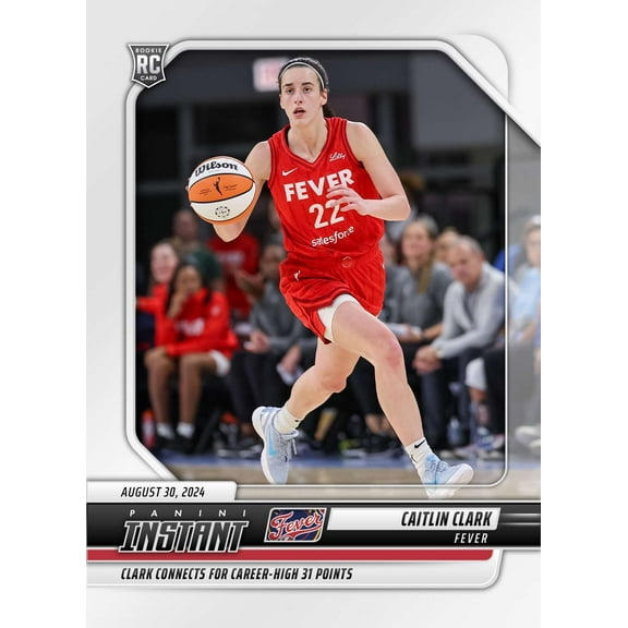 WNBA 2024 Instant Basketball Caitlin Clark #191 (Rookie, Connects for Career-High 31 Points)